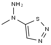 5-(1-Methylhydrazino)-1,2,3-thiadiazole 구조식 이미지