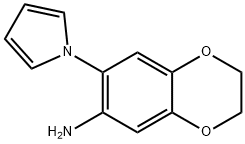 7-Pyrrol-1-yl-2,3-dihydro-benzo[1,4]dioxin-6-ylamine Structure