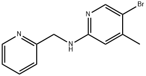 5-Bromo-4-methyl-N-(2-pyridinylmethyl)-2-pyridinamine Structure