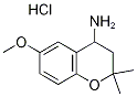 6-Methoxy-2,2-dimethyl-chroman-4-ylaminehydrochloride 구조식 이미지