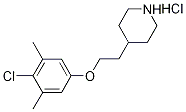 4-[2-(4-Chloro-3,5-dimethylphenoxy)ethyl]-piperidine hydrochloride 구조식 이미지