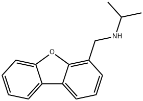 N-(디벤조[b,d]푸란-4-일메틸)프로판-2-아민염산염 구조식 이미지