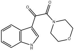 1-(1H-Indol-3-yl)-2-morpholin-4-yl-2-oxoethanone 구조식 이미지