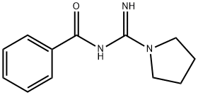 N-[Imino(pyrrolidin-1-yl)methyl]benzamide Structure