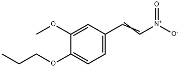 2-Methoxy-4-(2-nitrovinyl)-1-propoxybenzene Structure