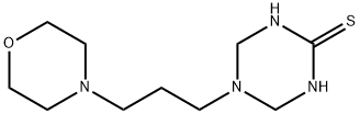 5-(3-Morpholin-4-ylpropyl)-1,4,5,6-tetrahydro-1,3,5-triazine-2-thiol 구조식 이미지