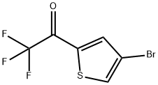1-(4-Bromo-thiophen-2-yl)-2,2,2-trifluoro-ethanone Structure