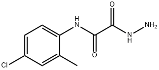 N-(4-Chloro-2-methylphenyl)-2-hydrazino-2-oxoacetamide 구조식 이미지