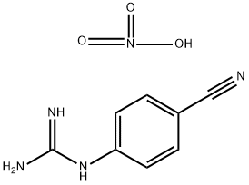 1-(4-Cyanophenyl)guanidine nitrate Structure