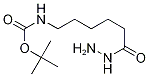 tert-Butyl (6-hydrazino-6-oxohexyl)carbamate Structure