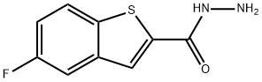 5-Fluoro-1-benzothiophene-2-carbohydrazide 구조식 이미지