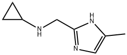 N-[(4-Methyl-1H-imidazol-2-yl)methyl]-cyclopropanamine dihydrochloride Structure