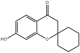 7-Hydroxyspiro[chromene-2,1'-cyclohexan]-4(3H)-one 구조식 이미지