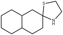 Octahydro-1H-spiro[naphthalene-2,2'-[1,3]thiazolidine] 구조식 이미지