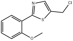 5-(Chloromethyl)-2-(2-methoxyphenyl)-1,3-thiazole hydrochloride Structure