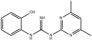 N-(4,6-Dimethylpyrimidin-2-yl)-N'-(2-hydroxyphenyl)guanidine 구조식 이미지