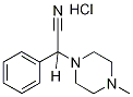 (4-Methyl-piperazin-1-yl)-phenyl-acetonitrile hydrochloride Structure