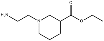 Ethyl 1-(2-aminoethyl)-3-piperidinecarboxylate 구조식 이미지