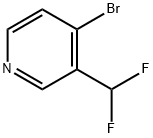 4-broMo-3-(difluoroMethyl)pyridine 구조식 이미지