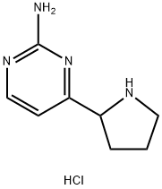 4-Pyrrolidin-2-yl-pyrimidin-2-ylamine dihydrochloride Structure