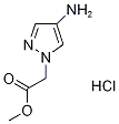 Methyl (4-amino-1H-pyrazol-1-yl)acetate hydrochloride 구조식 이미지