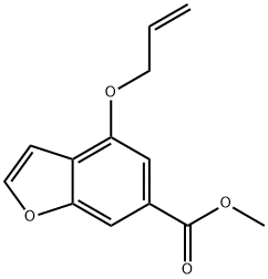 Methyl 4-(allyloxy)-1-benzofuran-6-carboxylate 구조식 이미지