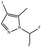 1-(Difluoromethyl)-4-iodo-5-methyl-1H-pyrazole Structure