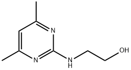 2-[(4,6-Dimethylpyrimidin-2-yl)amino]ethanol 구조식 이미지