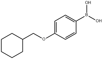 [4-(Cyclohexylmethoxy)phenyl]boronic acid 구조식 이미지