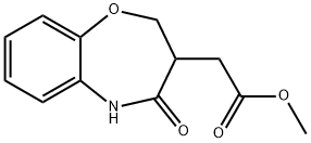 Methyl (4-oxo-2,3,4,5-tetrahydro-1,5-benzoxazepin-3-yl)acetate 구조식 이미지