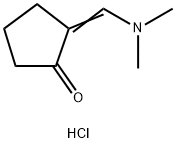 (2E)-2-[(Dimethylamino)methylene]-cyclopentanone hydrochloride 구조식 이미지