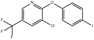 3-Chloro-2-(4-iodophenoxy)-5-(trifluoromethyl)pyridine Structure