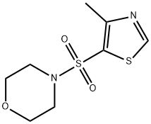 4-[(4-Methyl-1,3-thiazol-5-yl)sulfonyl]morpholine Structure