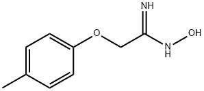 N'-Hydroxy-2-(4-methylphenoxy)ethanimidamide 구조식 이미지