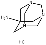 7-AMINO-1,3,5-TRIAZATRICYCLO [3.3.1.13,7]DECANE, TRIHYDROCHLORIDE 구조식 이미지