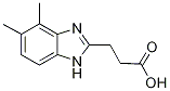 3-(4,5-DIMETHYL-1H-BENZIMIDAZOL-2-YL)PROPANOICACID Structure