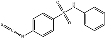 4-ISOTHIOCYANATO-N-PHENYLBENZENESULFONAMIDE 구조식 이미지