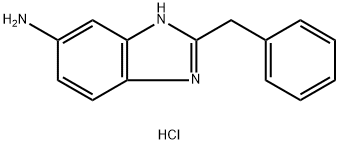 2-BENZYL-1H-BENZOIMIDAZOL-5-YLAMINE HYDROCHLORIDE Structure