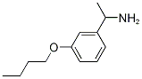 1-(3-BUTOXYPHENYL)ETHANAMINE Structure