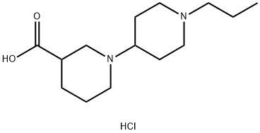 1''-PROPYL-[1,4'']BIPIPERIDINYL-3-CARBOXYLIC ACIDDIHYDROCHLORIDE Structure