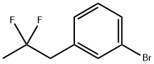 1-BROMO-3-(2,2-DIFLUOROPROPYL)BENZENE Structure