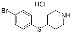 4-[(4-bromophenyl)thio]piperidine hydrochloride Structure