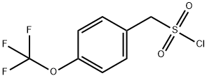 (4-(trifluoromethoxy)phenyl)methanesulfonyl chloride Structure