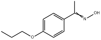 1-(4-Propoxyphenyl)-1-ethanone oxime Structure