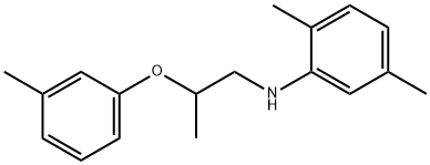 2,5-Dimethyl-N-[2-(3-methylphenoxy)propyl]aniline 구조식 이미지