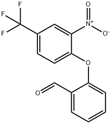 2-[2-Nitro-4-(trifluoromethyl)phenoxy]benzaldehyde Structure