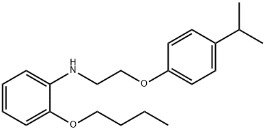 2-Butoxy-N-[2-(4-isopropylphenoxy)ethyl]aniline 구조식 이미지