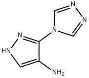 3-(4H-1,2,4-Triazol-4-yl)-1H-pyrazol-4-amine 구조식 이미지