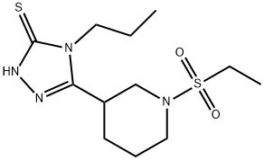 5-[1-(Ethylsulfonyl)piperidin-3-yl]-4-propyl-4H-1,2,4-triazole-3-thiol Structure