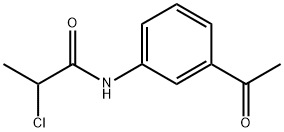 N-(3-Acetylphenyl)-2-chloropropanamide 구조식 이미지